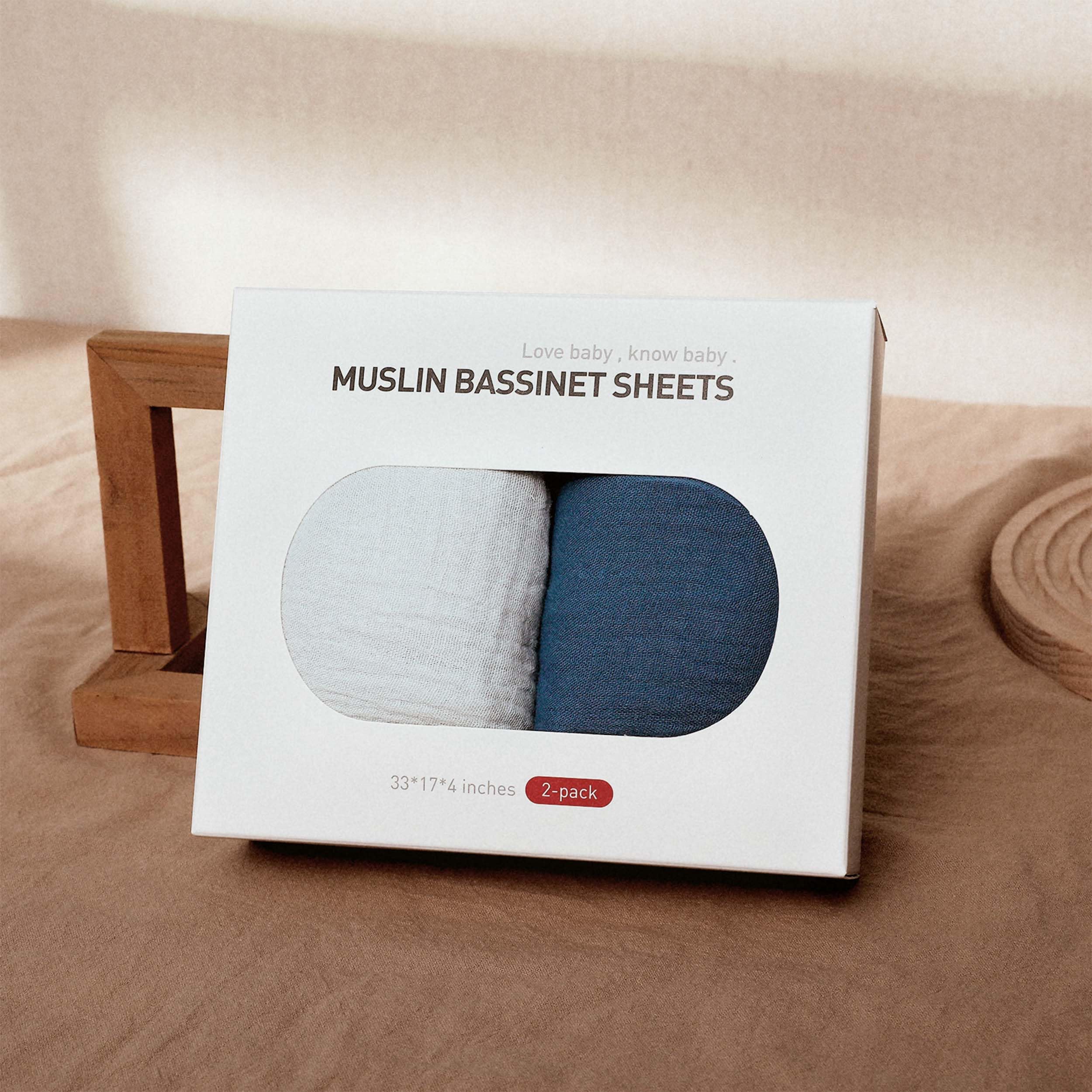 LYRICHOM Baby two-color set complements outfits while keeping a soft breathable surface.