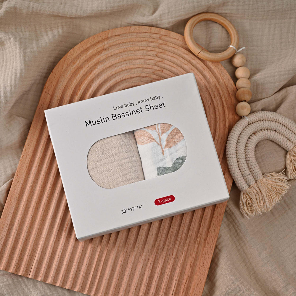 LYRICHOM BABY Bright Leaves machine washable fabric makes care simple.