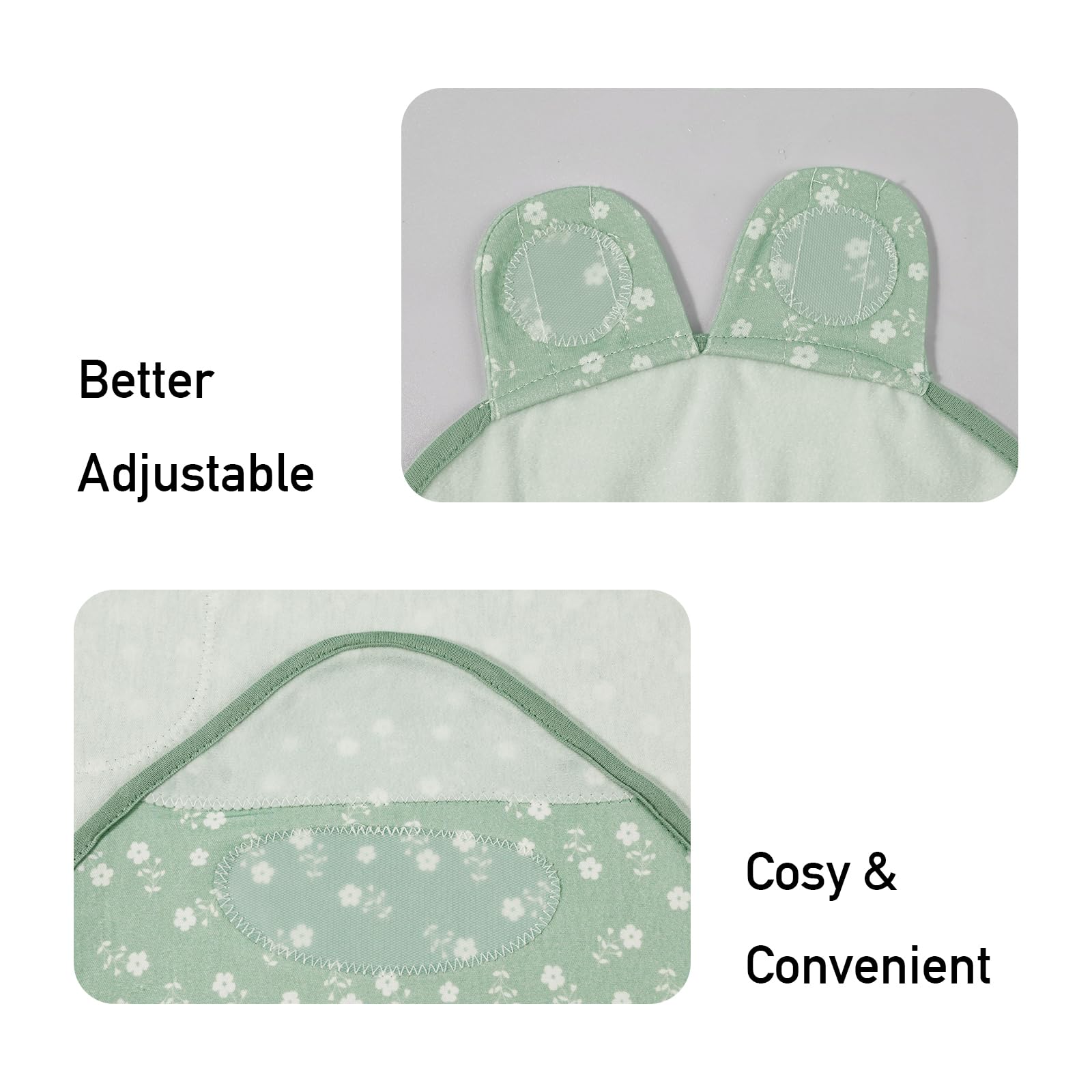 LYRICHOM BABY 0-3 months sizing aligns with newborn growth and calming swaddle.