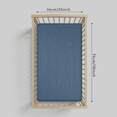 LYRICHOM BABY mini crib sheet 360-degree elastic demonstrates secure snug fit