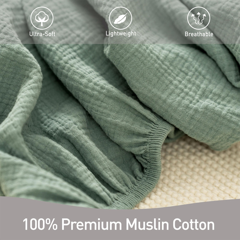 LYRICHOM BABY muslin bassinet sheets gift-ready packaging ideal baby shower gift