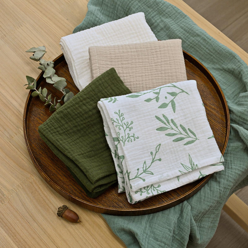 LYRICHOM BABY muslin blankets absorbent material helps manage moisture during feedings