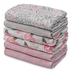 LYRICHOM BABY muslin burp cloth soft closeup shows skin-friendly fabric for gentle burping.