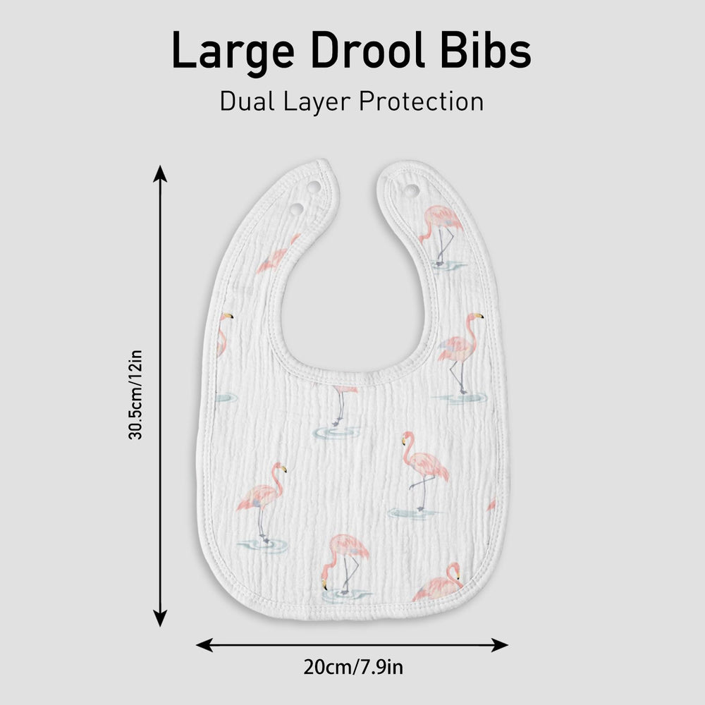 LYRICHOM BABY drool bib used as burp cloth for spills on the go.