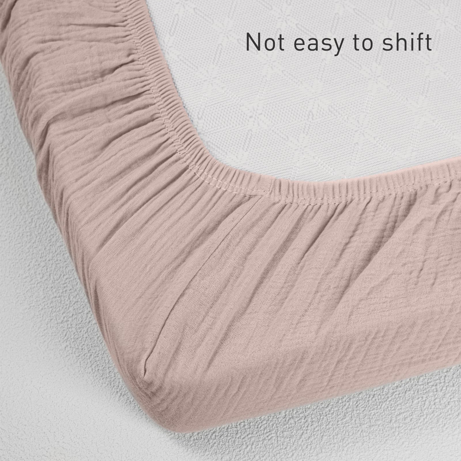 LYRICHOM BABY muslin sheets on washing cycle highlight easy care.