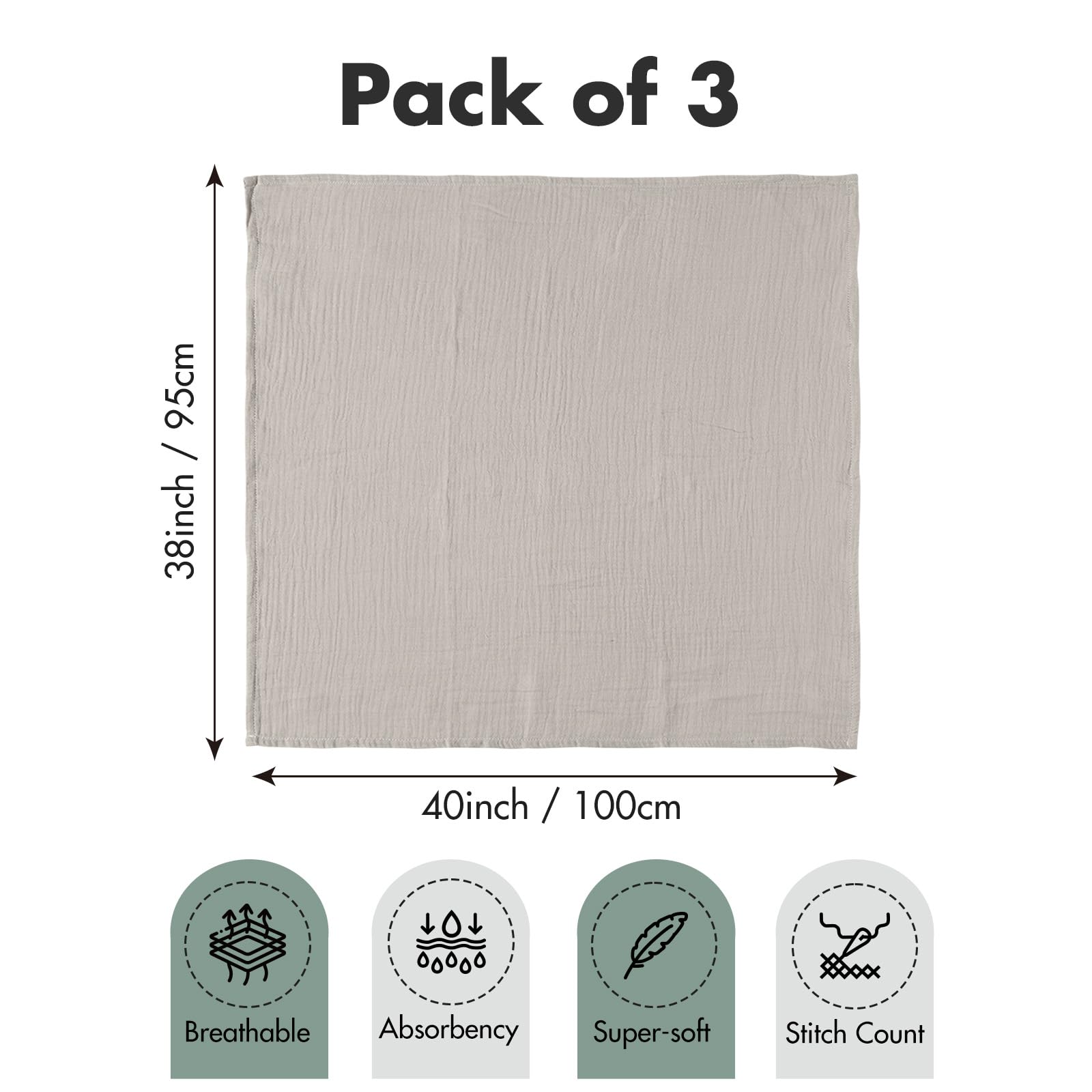 LYRICHOM BABY swaddle blanket used for newborn wrapping and comfort.