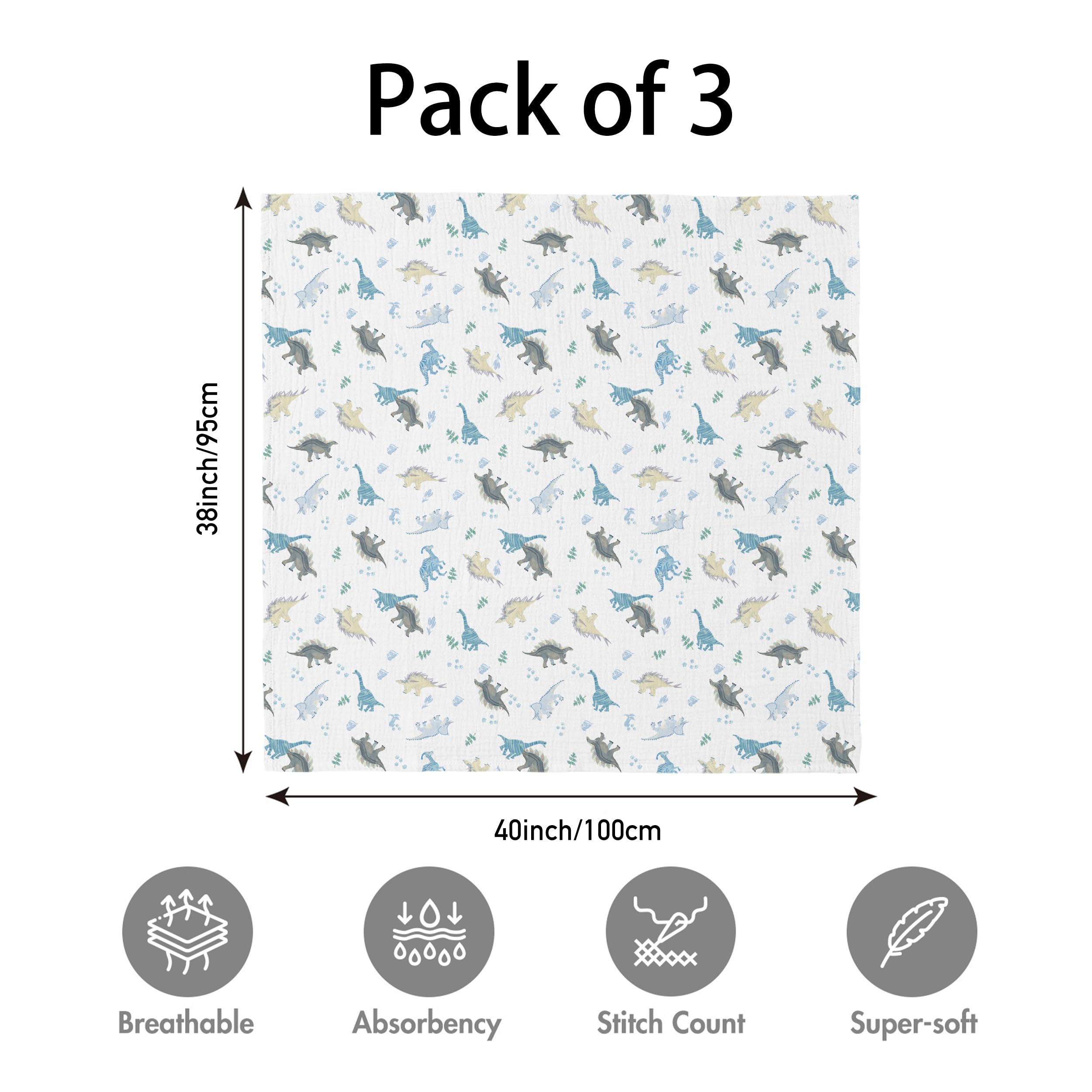 LYRICHOM BABY swaddle packaging gift set suitable for baby showers.