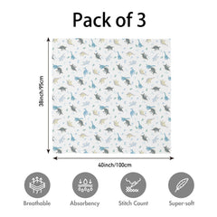 LYRICHOM BABY swaddle packaging gift set suitable for baby showers.
