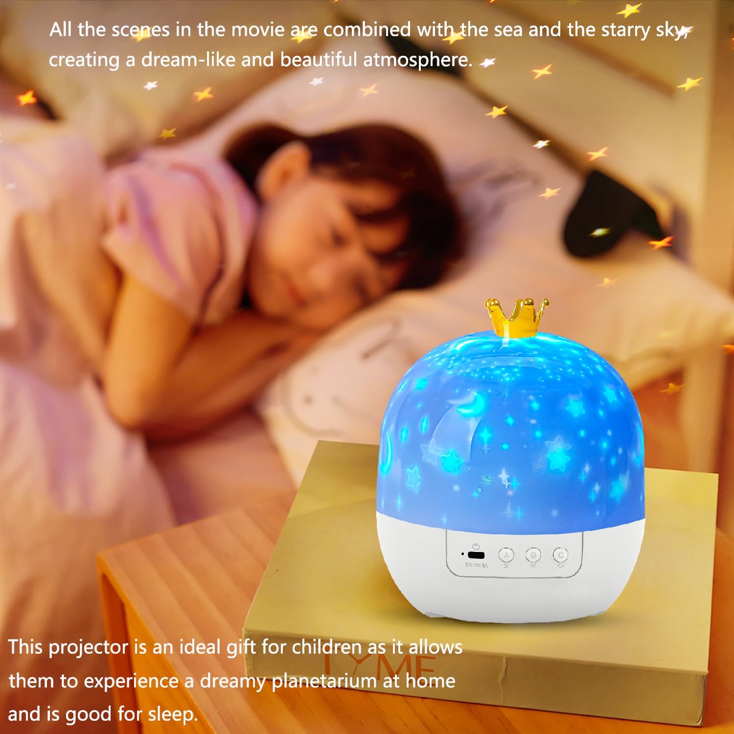 LytRdIt gift-ready projector for nursery, bedroom, and parties.
