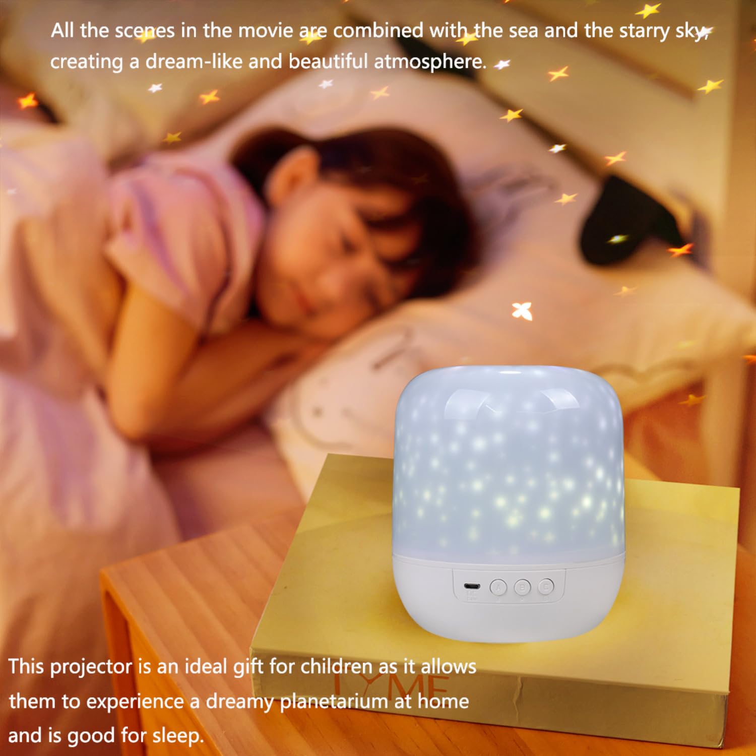 LytRdIt gift-ready projector decor enhances nurseries, bedrooms, and parties.
