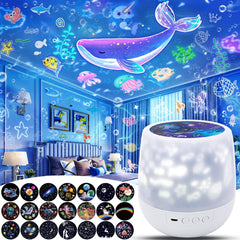 LytRdIt Star Galaxy Projector on ceiling creates calming night sky