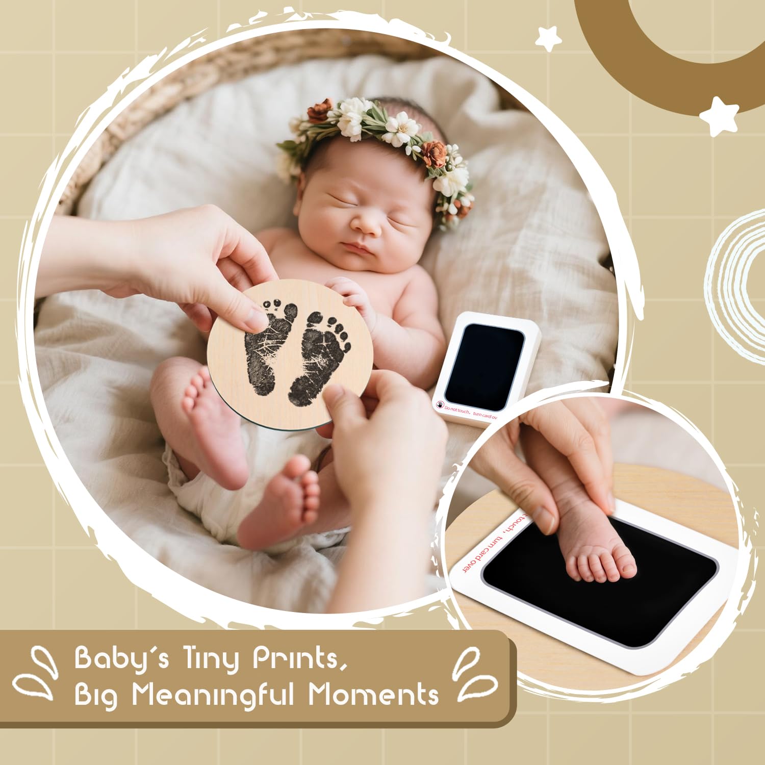 LZC LADYS GIFT cloud-moon design adds serene imagery to the nursery.