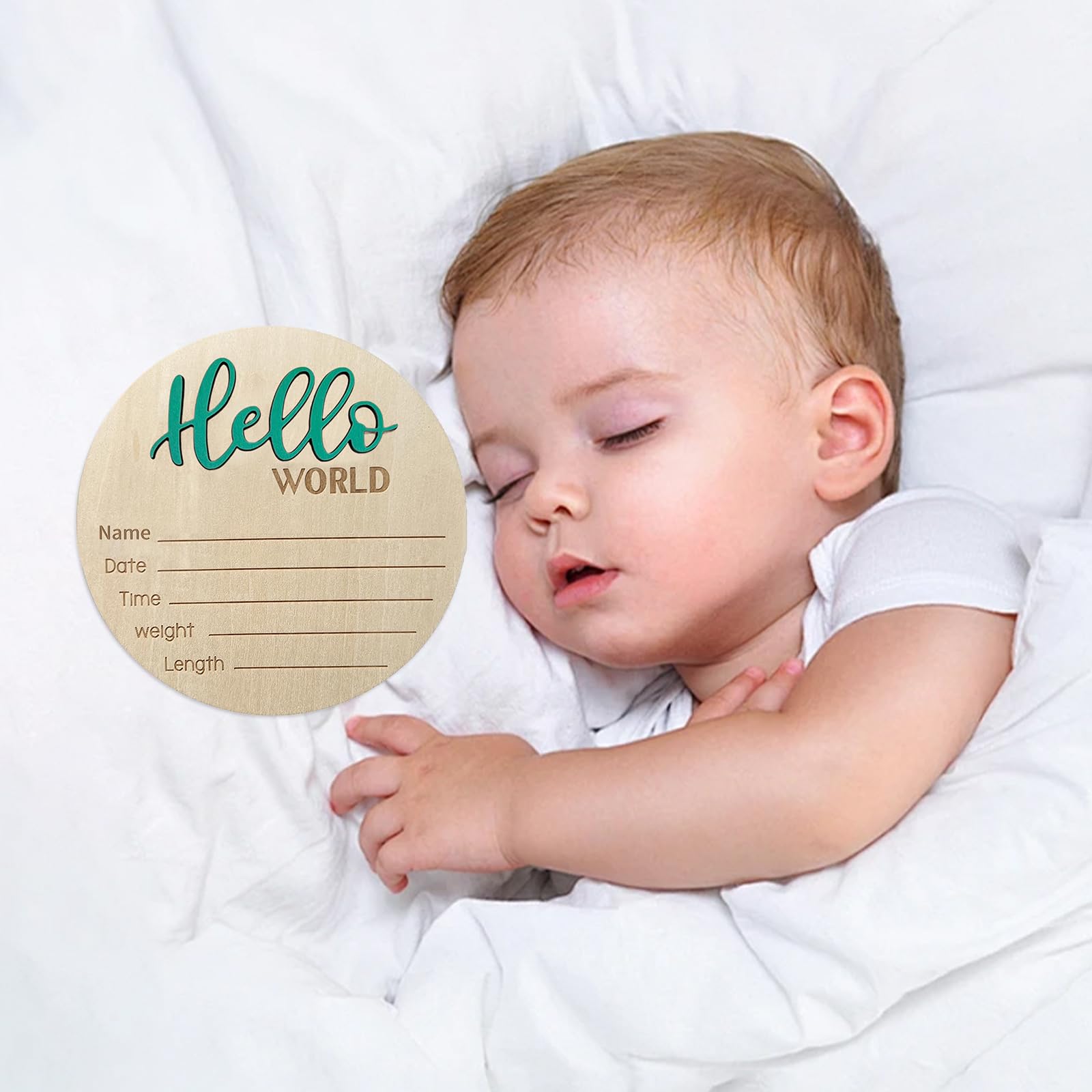 LZEDIRA baby announcement sign baby shower green makes a thoughtful gift
