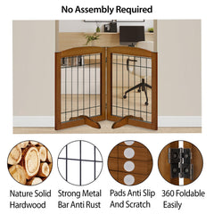 LZRS chew-resistant steel-wire dog gate highlights durable barrier ideal for playful puppies.