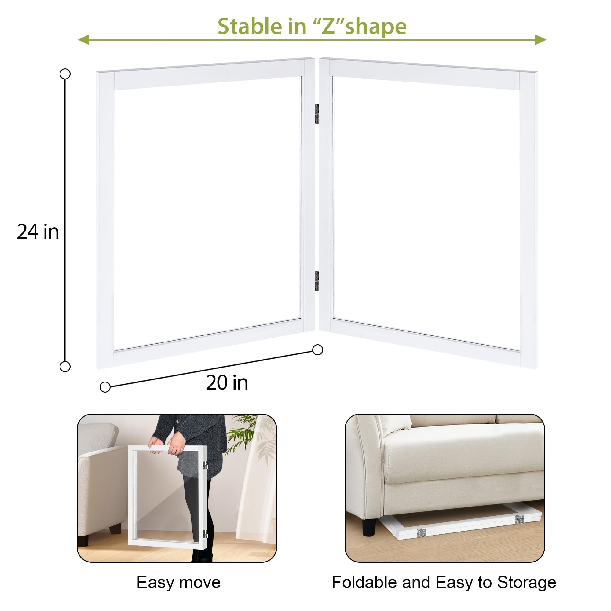 LZRS Doorways-use demonstrates versatile pet gate for doorways, stairs, and hallways.