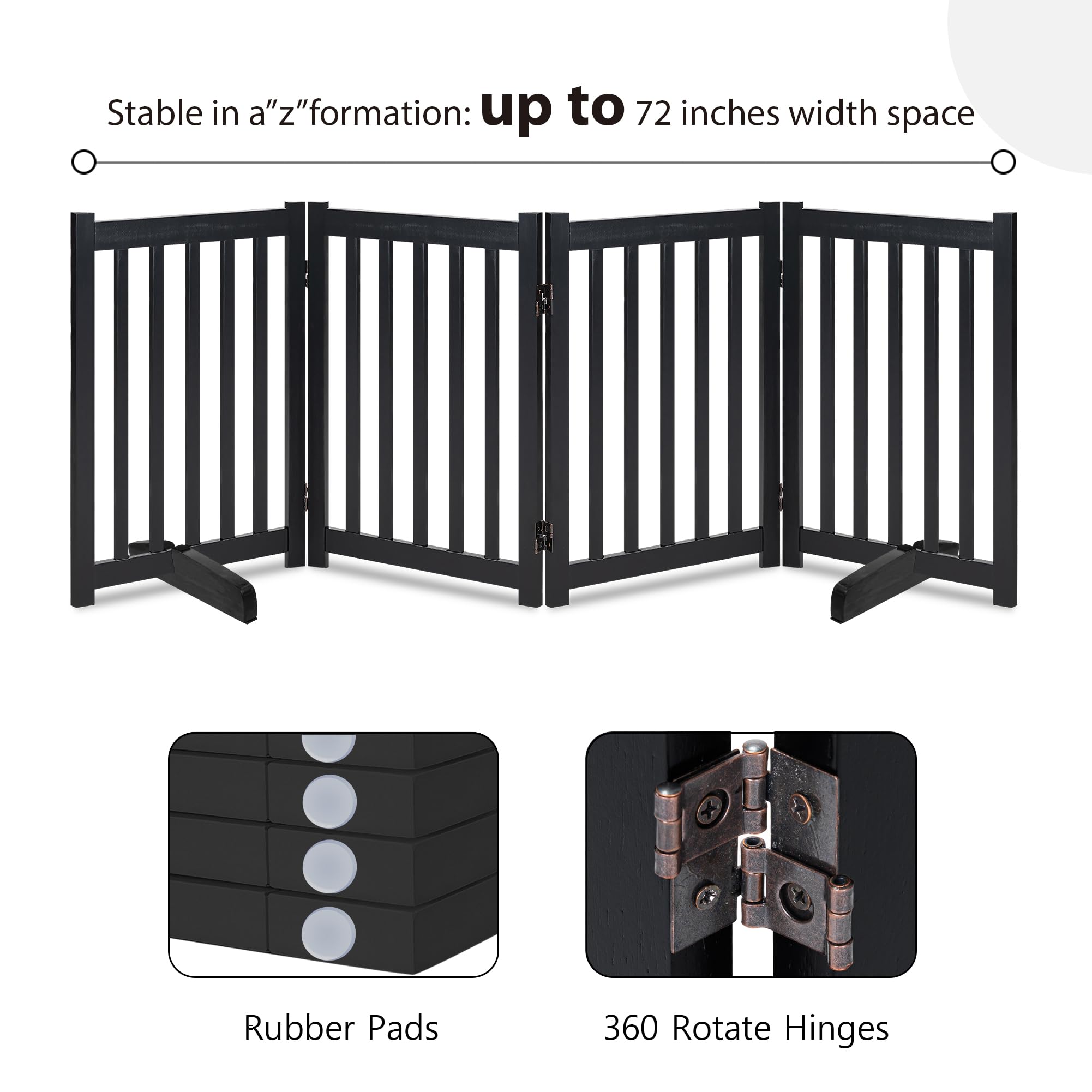 LZRS wooden-detailed gate closeup highlights premium hardwood texture.
