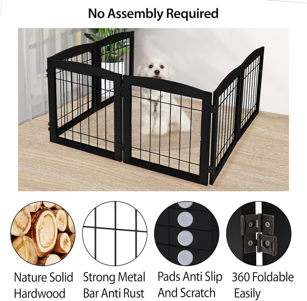 LZRS folding gate stored compactly for easy closet or under-stairs storage.