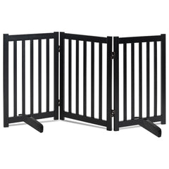 LZRS Freestanding Dog Gate front view shows sturdy boundary for doorways and stairs.