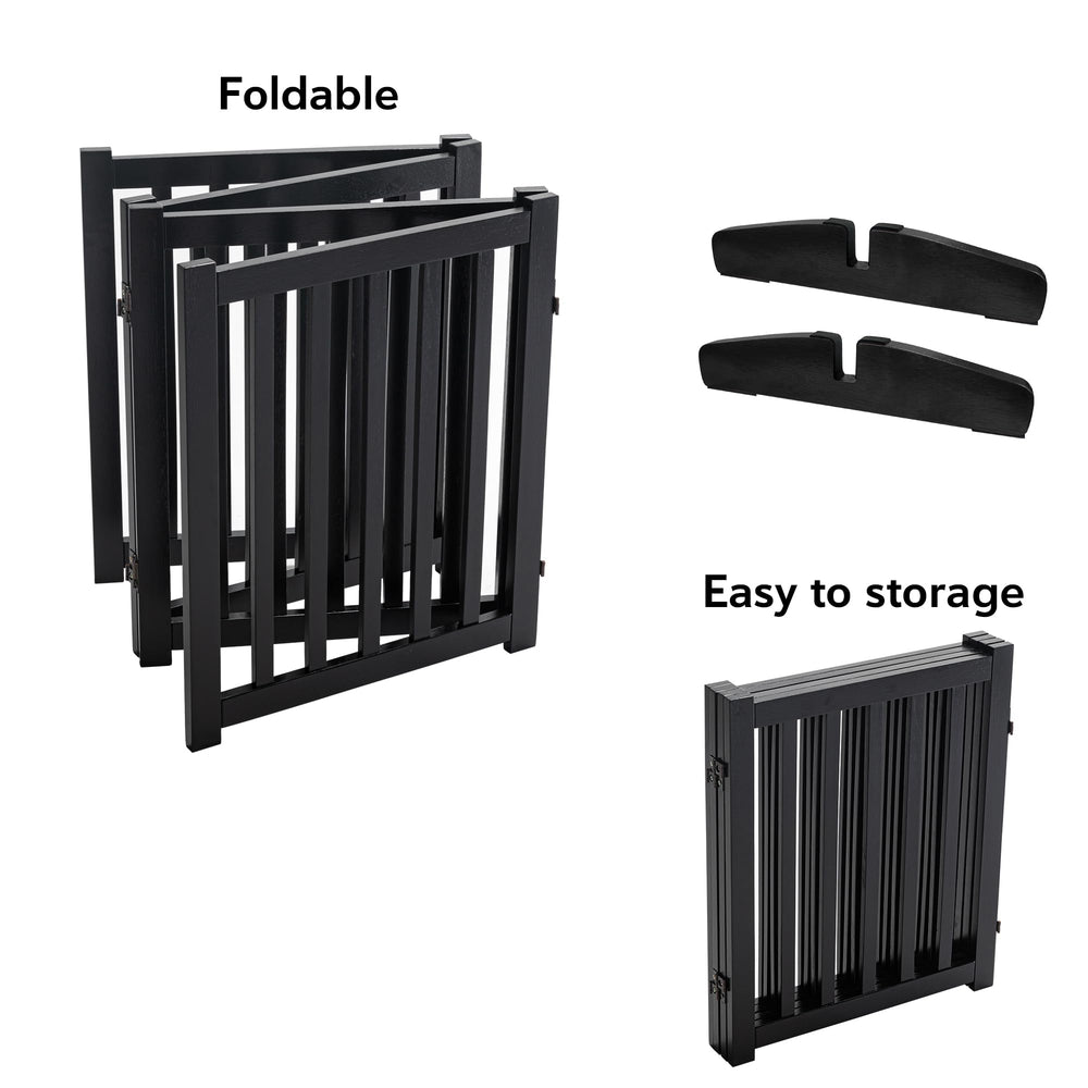 LZRS freestanding gate with 360° hinges enables flexible shape.