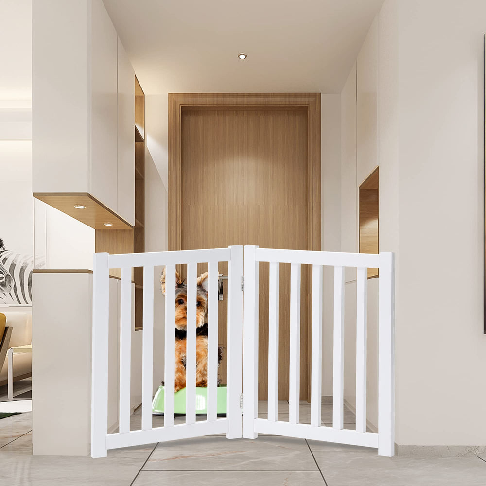 LZRS indoor wooden gate complements home decor with natural hardwood finish.