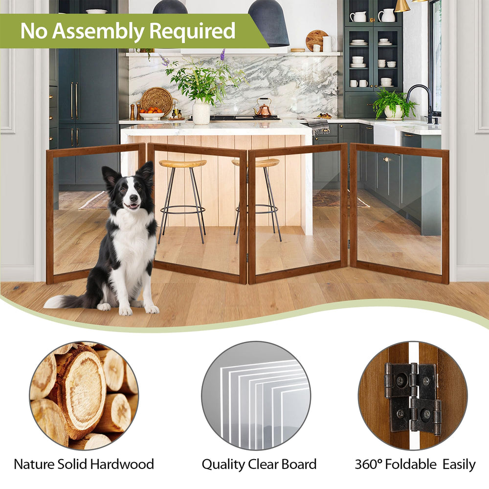 LZRS non-toxic safety edges dog gate safe for curious pups daily use.