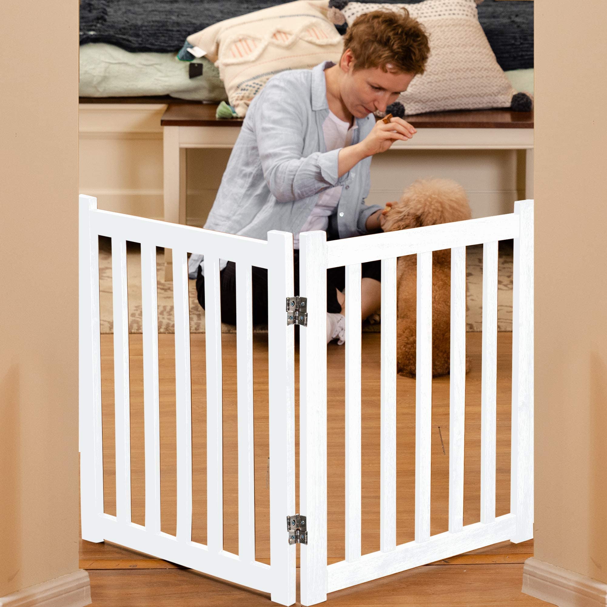 LZRS 24-inch height suits small to medium dogs and puppies.