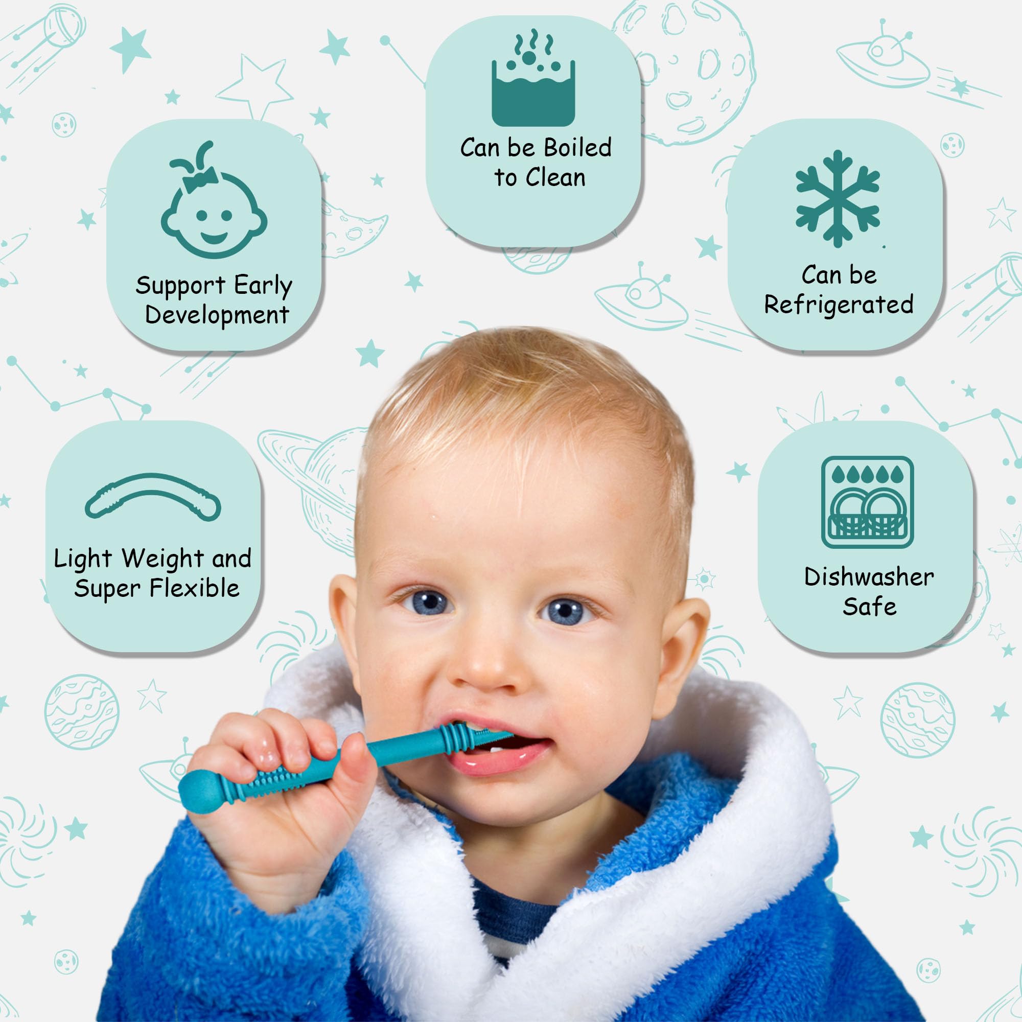 M. Emami includes two cleaning brushes for quick sanitation