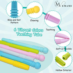 M. Emami teething sticks feature ergonomic grips for small hands