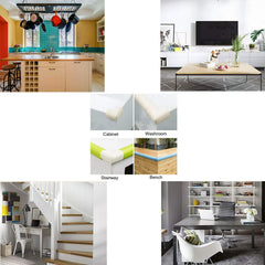 M2cbridge corner protectors offwhite with rounded corners for safer furniture contact.