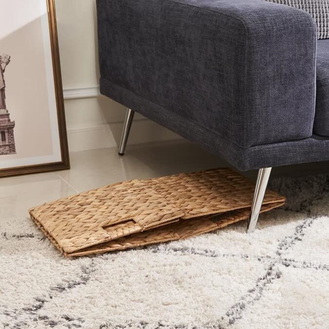 M4DECOR foldable storage cube basket saving space when not in use