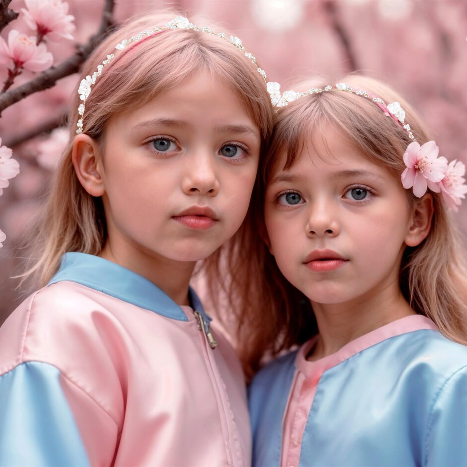 Maahongh Adjustable Flower Crown Toddler Band supports versatile hairstyles
