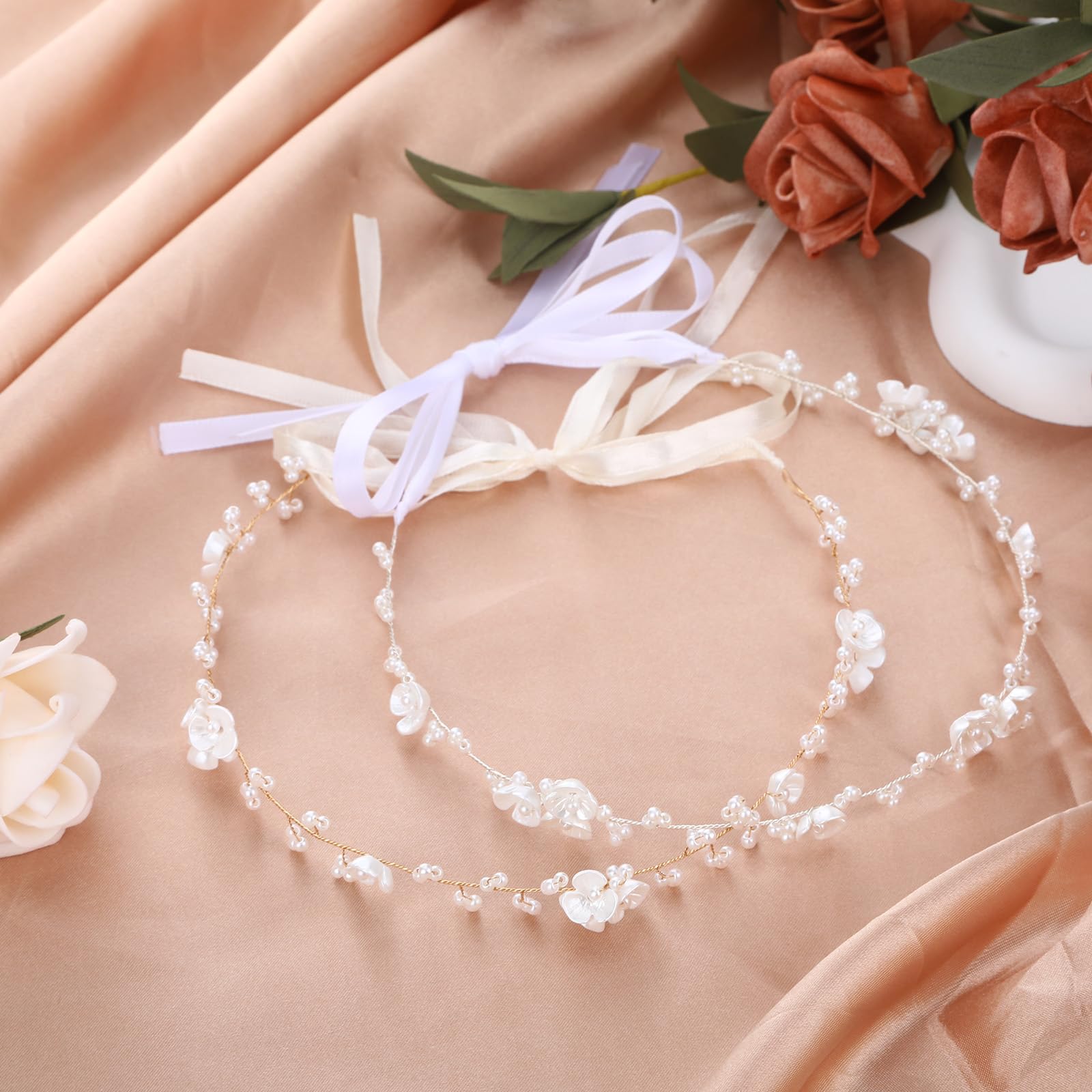 Maahongh flower headpiece dreamlike flowers for memorable photography.