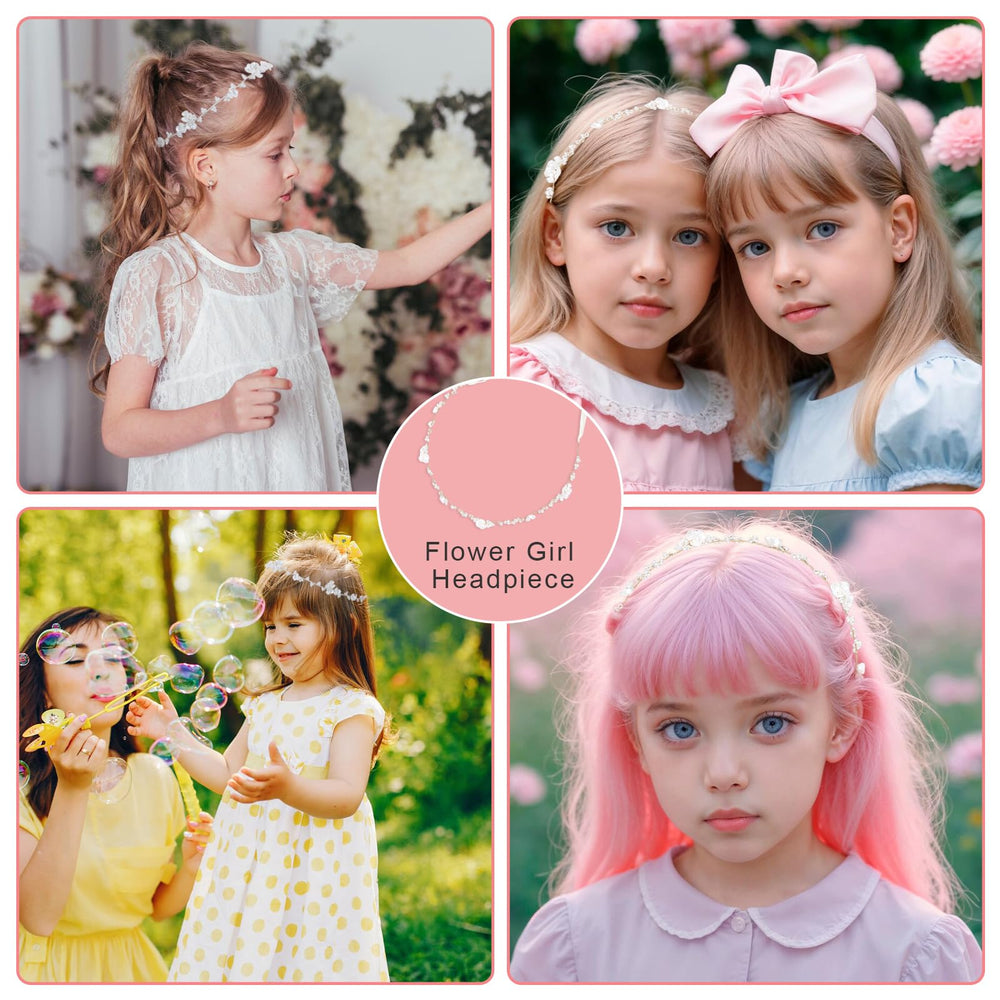Maahongh kids crown suits various hairstyles for celebrations.