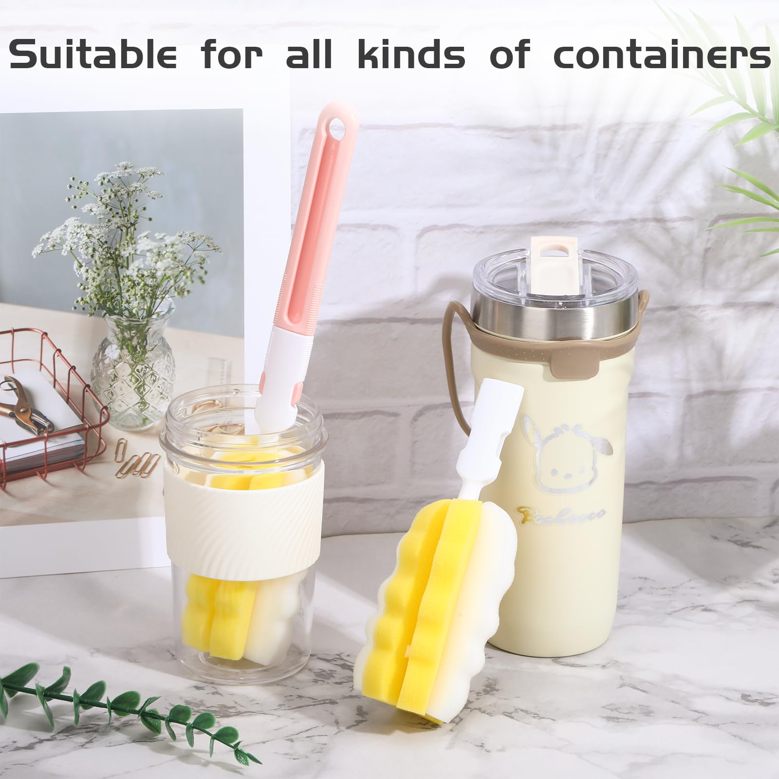 Maahongh packaged bottle brushes shown in neat packaging for hygienic storage.