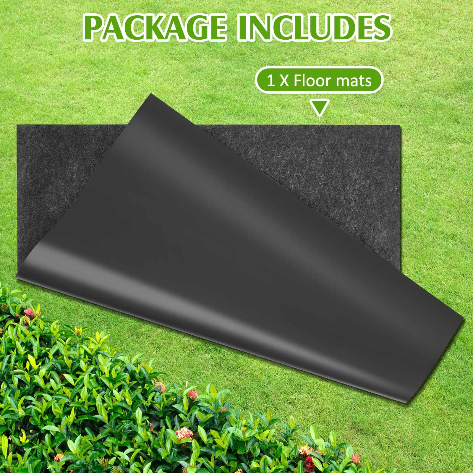 Maasechs playhouse mat close-up highlights soft felt surface for comfortable floor time.