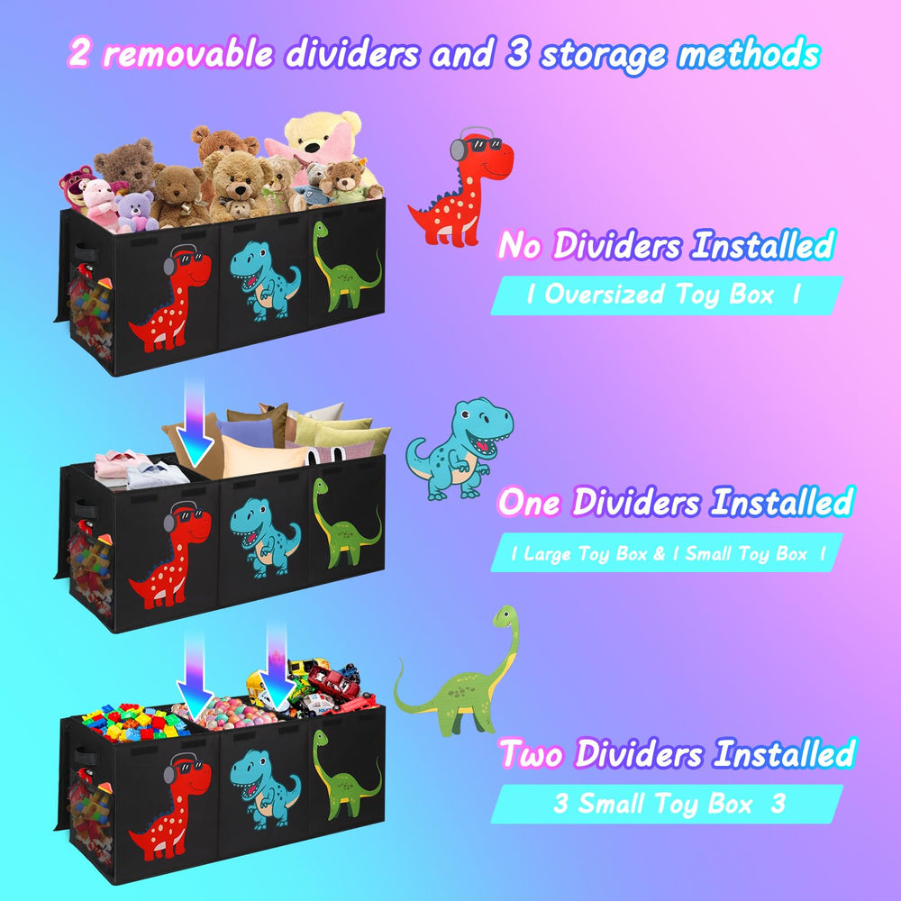 Mabahoo living room setup shows large chest organizing plushies for quick play