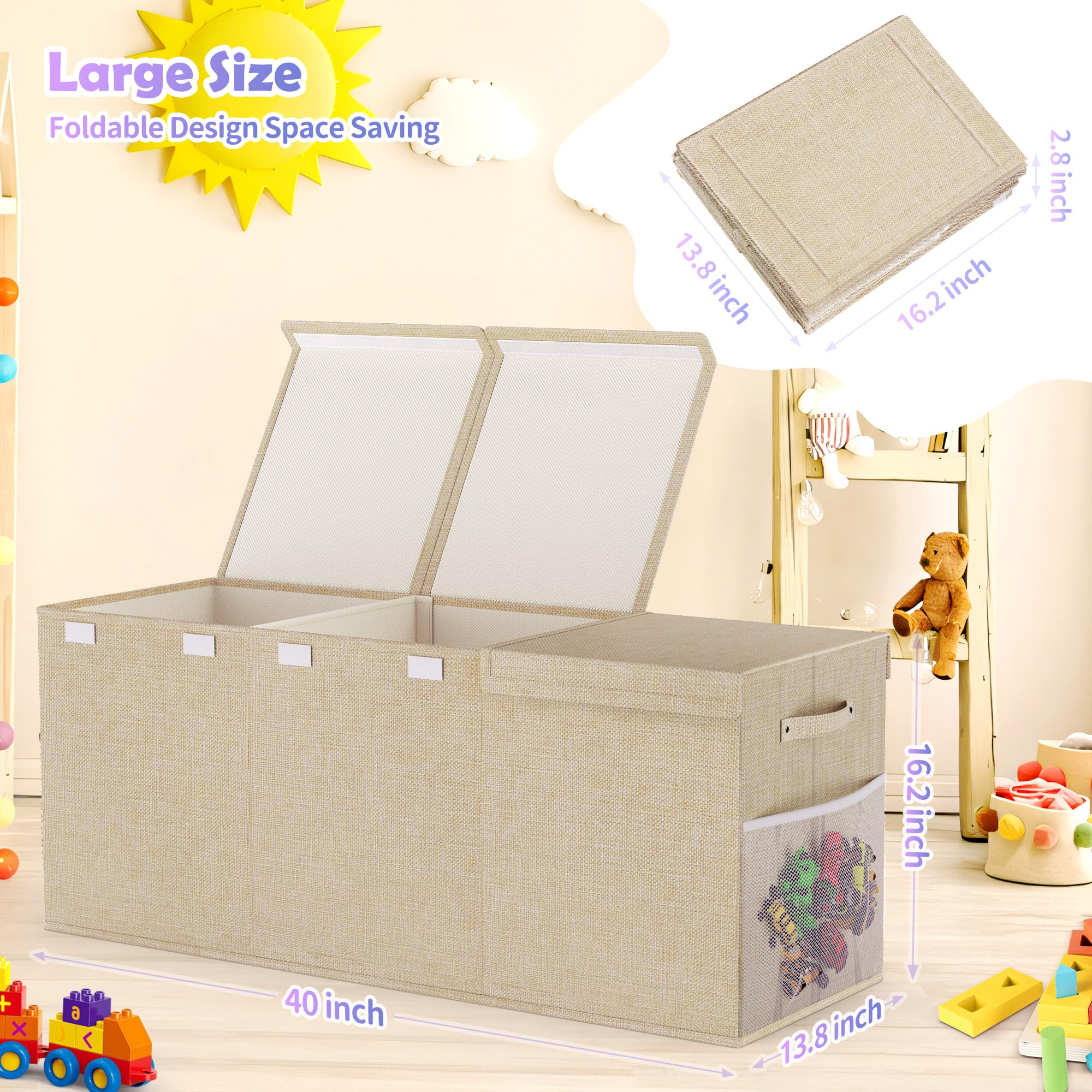 Mabahoo multi purpose storage suitable for clothes and toys