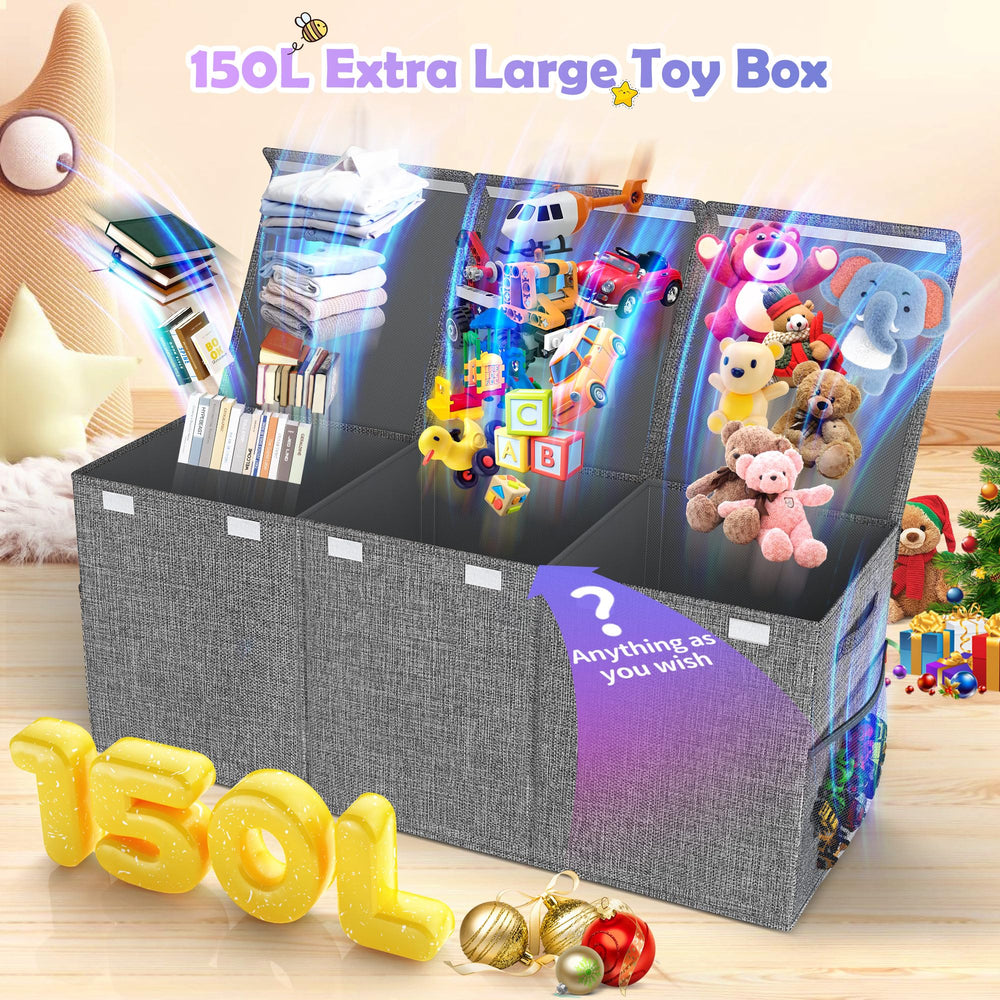 Mabahoo collapsible storage box shown folded for space-saving storage.