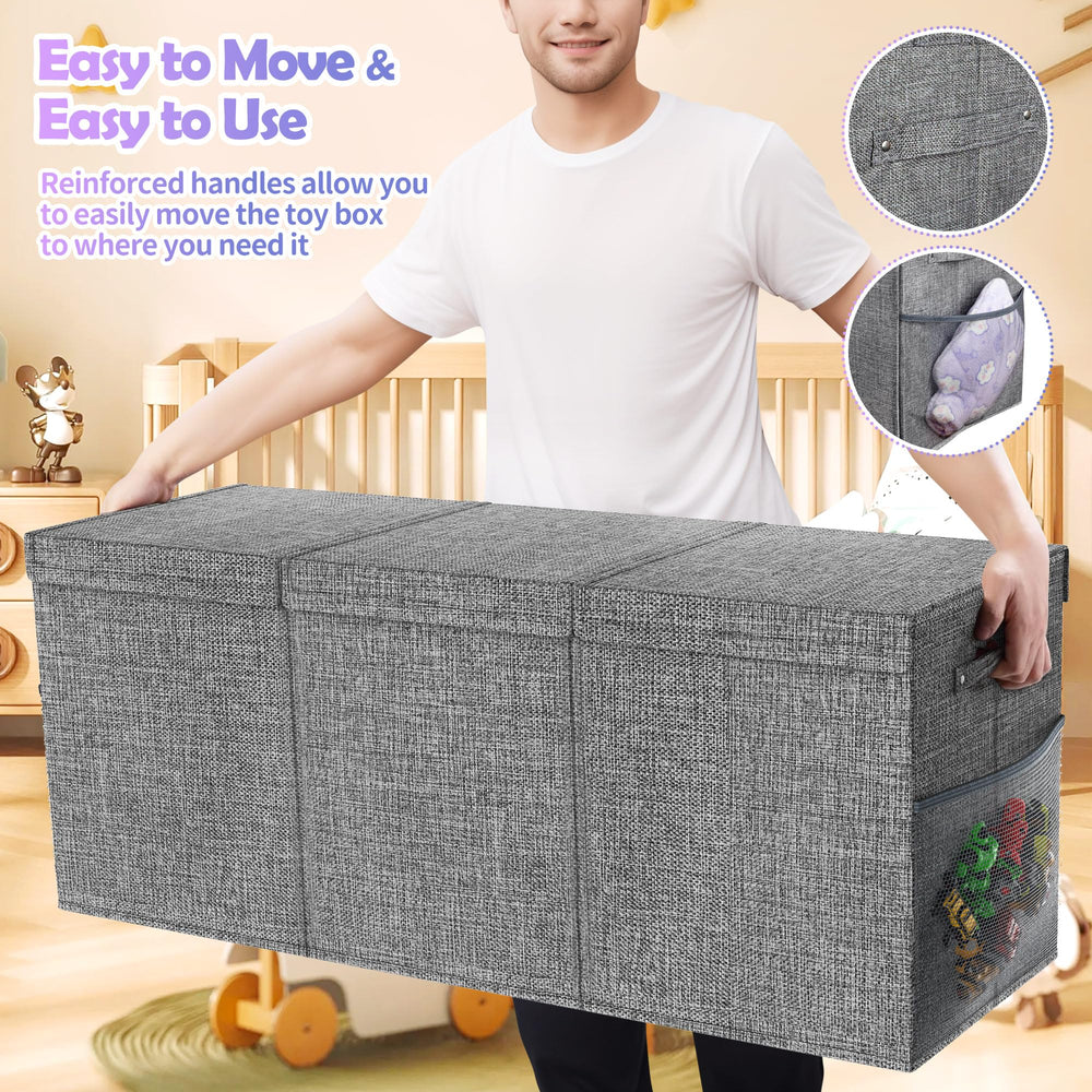 Mabahoo removable dividers shown for flexible toy organization.