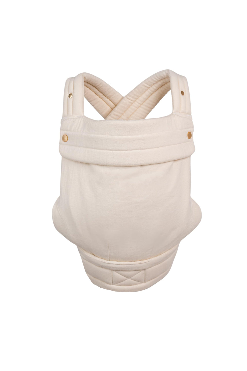 Mabē Monarch ivory front-facing-in emphasizes snug newborn positioning and comfort