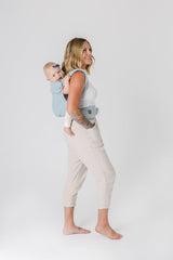 MABE Monarch fabric-detail highlights premium cotton-linen blend and breathability.