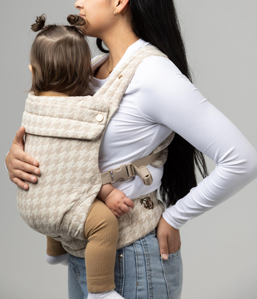 Mabe Monarch soft-structured baby carrier offers plush comfort for all-day wear.