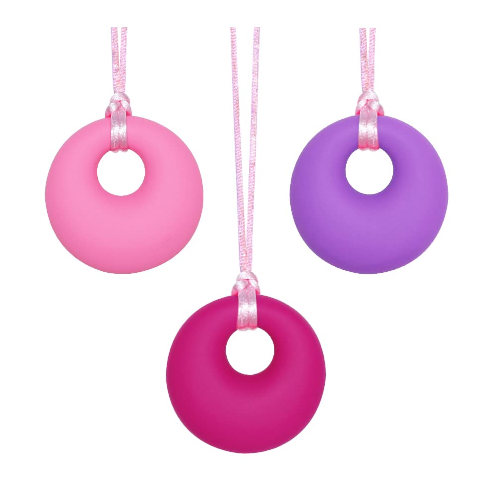 MaberryTech Direct puzzle chew necklace calms focus for kids and adults.