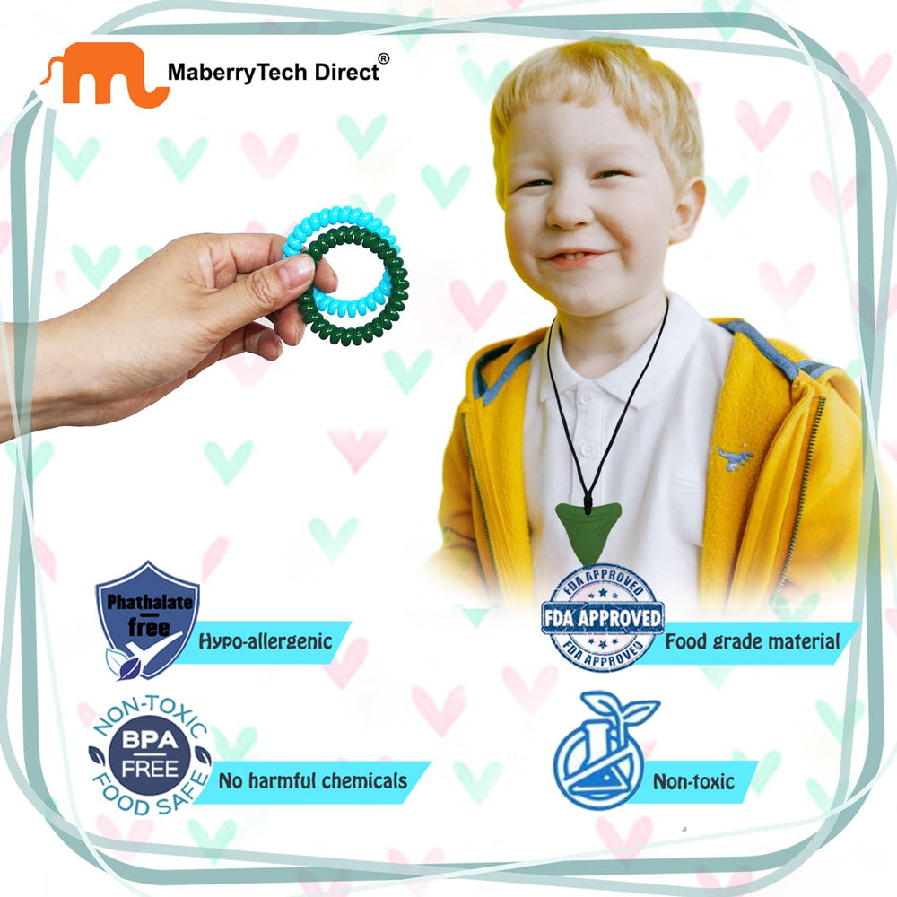MaberryTech Direct calming focus use-case during classroom or work breaks.