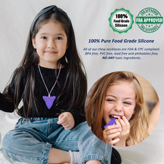 MaberryTech Direct sensory chew necklace dishwasher-safe and easy to clean.
