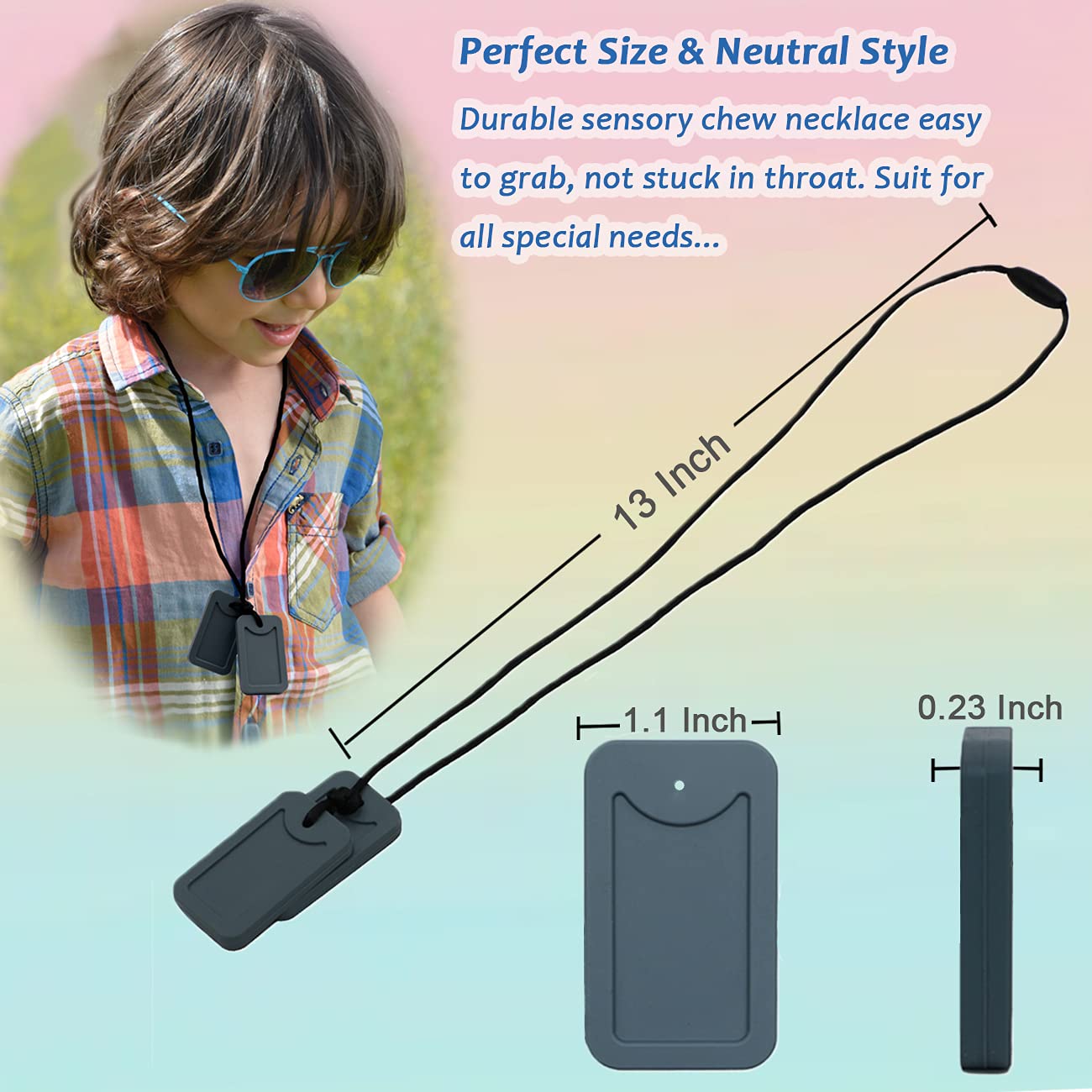 MaberryTech Direct sensory chew necklace donut aids calm at home