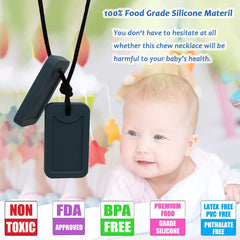 MaberryTech Direct sensory chew necklace teardrop supports self-regulation on outings