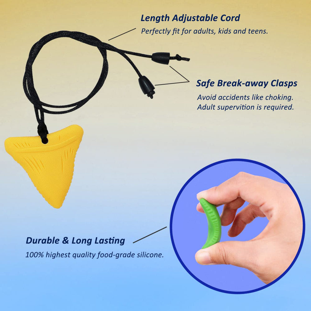 MaberryTech Direct sensory necklace-focus helps kids stay attentive in class.