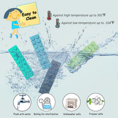 MaberryTech Direct silicone chew toys with varied textures encourage oral sensory exploration