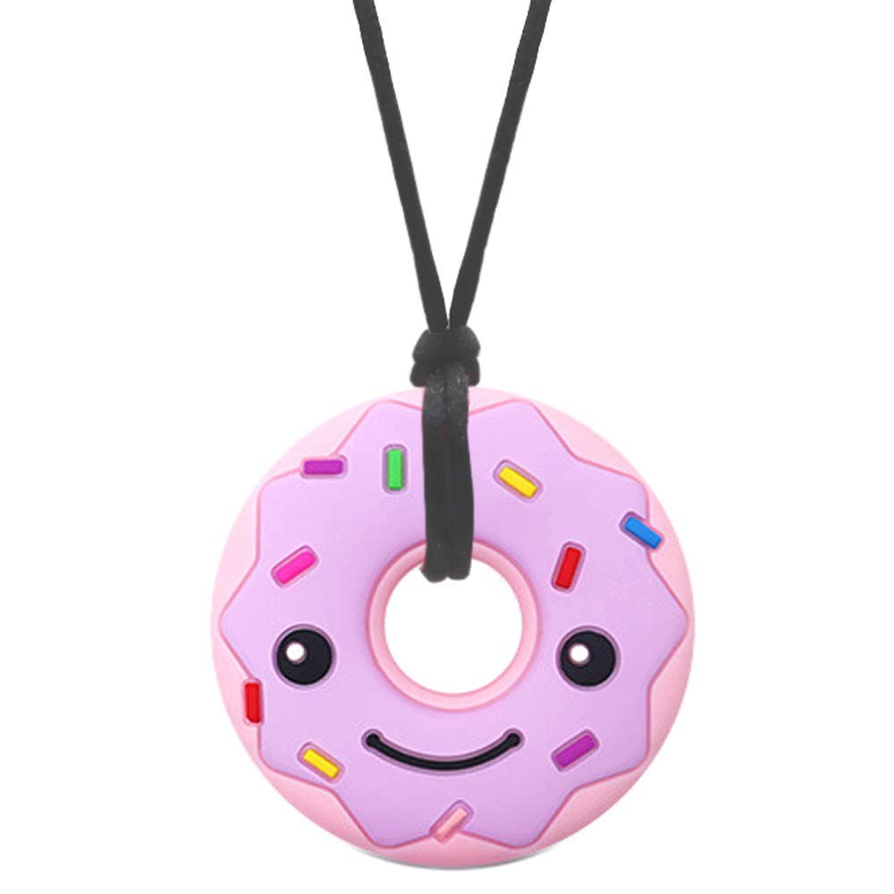 Maberry Sensory Chew Necklace donut design for calm focus during daily tasks